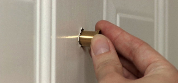 peephole door repair in Silver Lakes